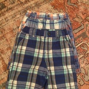 Kids plaid shorts